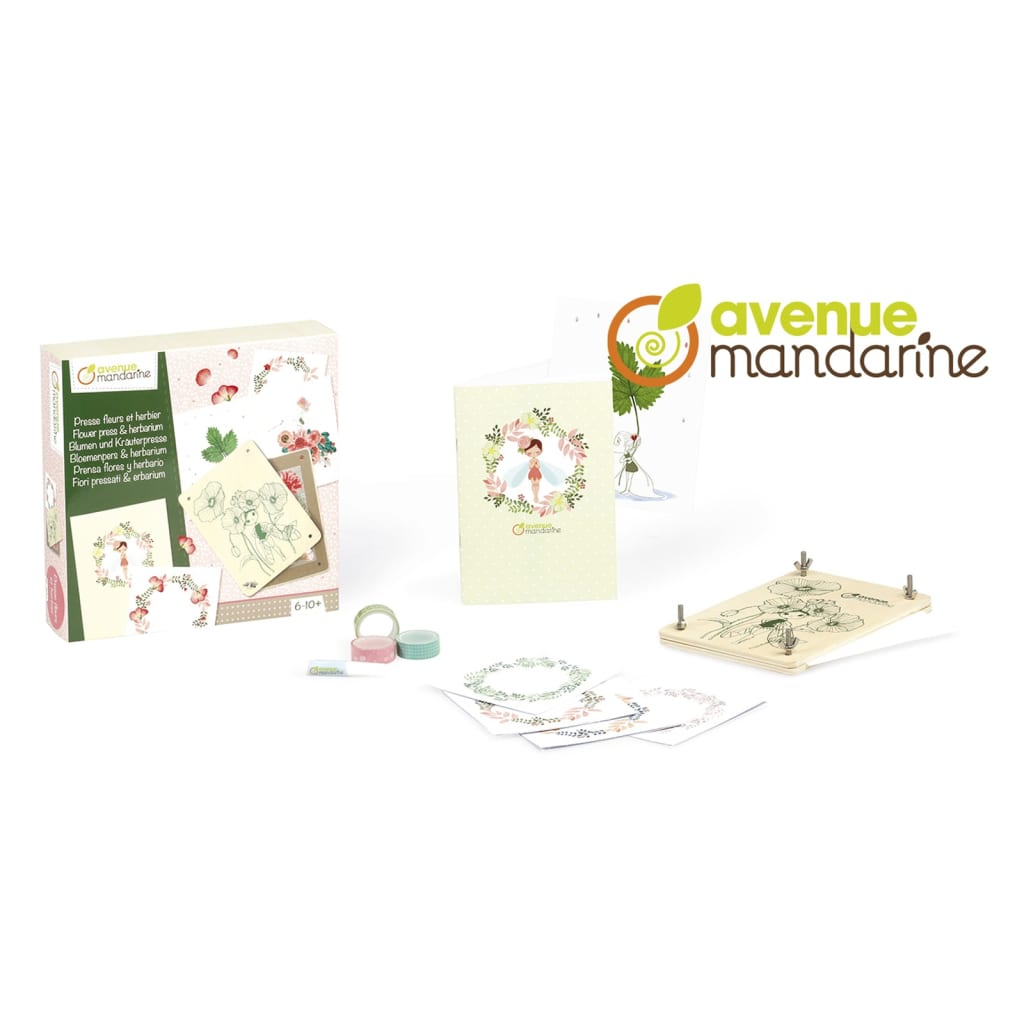 Avenue Mandarine Kreativ-Box Flower Press & Herbarium