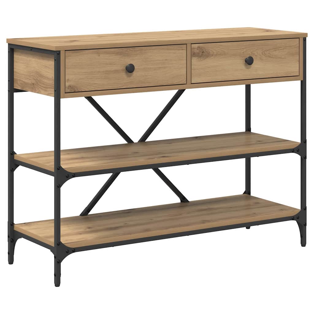 Produktbild von VidaXL Konsolentisch Konsolentisch Flurtisch Ablage Beistelltisch Artisan Eiche 100x35x76 5 Cs08dv0j7