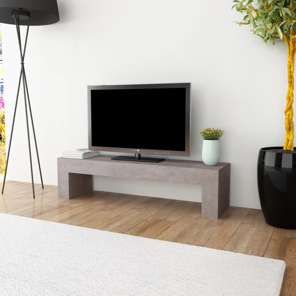vidaXL TV-Ablage Beton-Look 120×30×30 cm