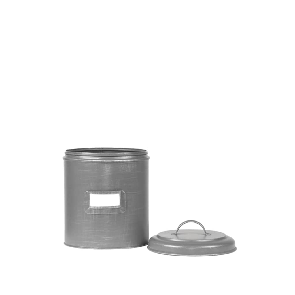 LABEL51 Aufbewahrungsbehälter 18x18x24 cm L Antik-Grau