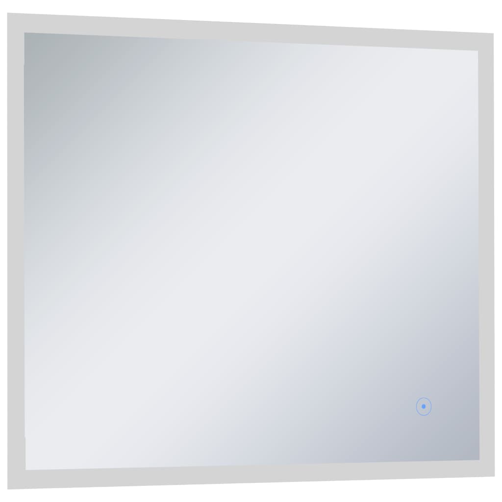vidaXL LED-Badspiegel mit Berührungssensor 60x50 cm