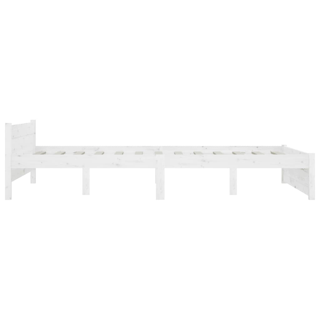 vidaXL Bett mit Schubladen Weiß 120x200 cm