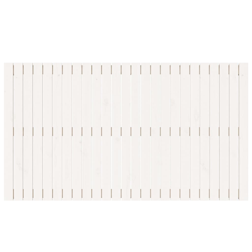 vidaXL Wand-Kopfteil Weiß 159,5x3x90 cm Massivholz Kiefer