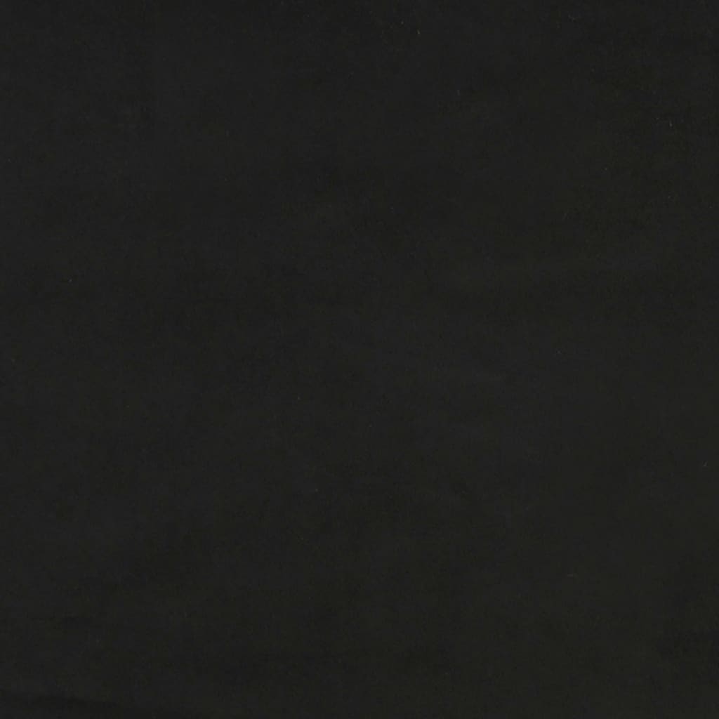 vidaXL Bettgestell Schwarz 180×200 cm Samt