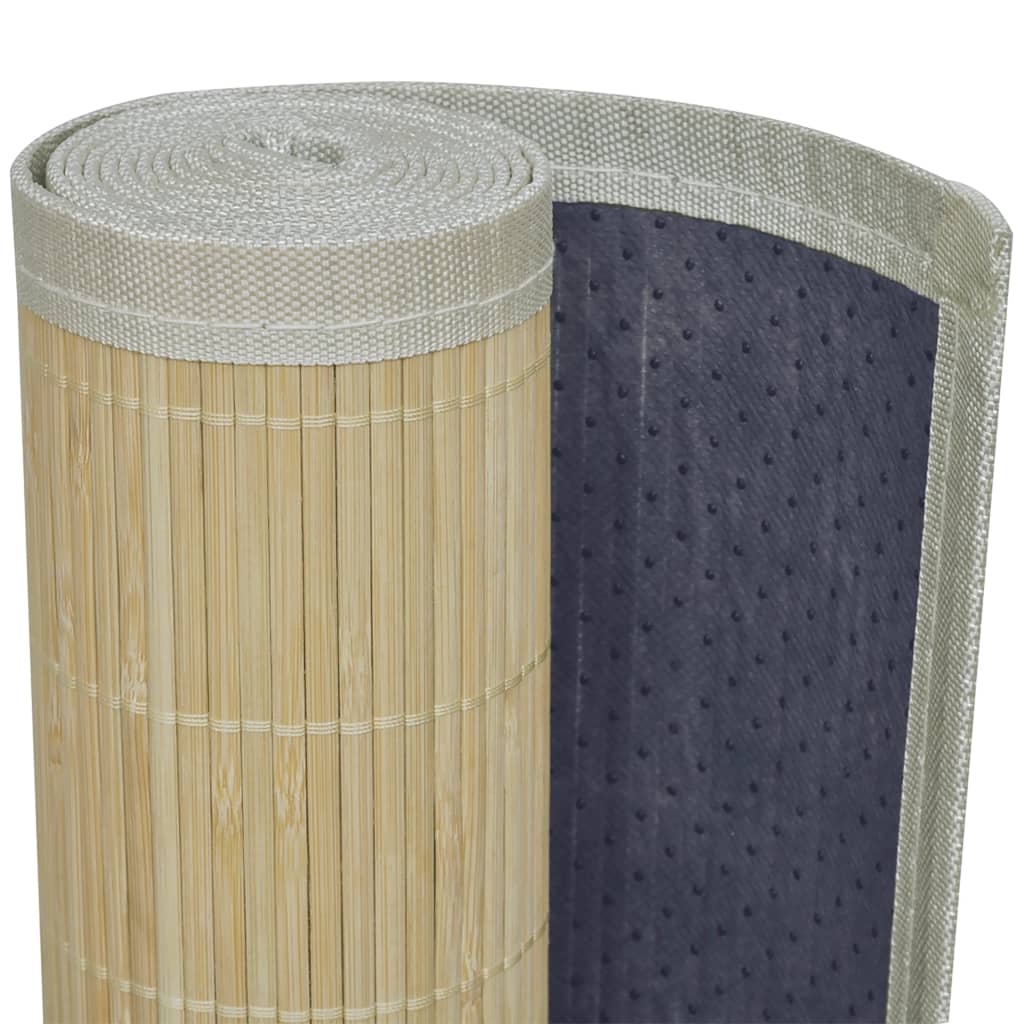 vidaXL Teppich Bambus 100 x 160 cm Natur