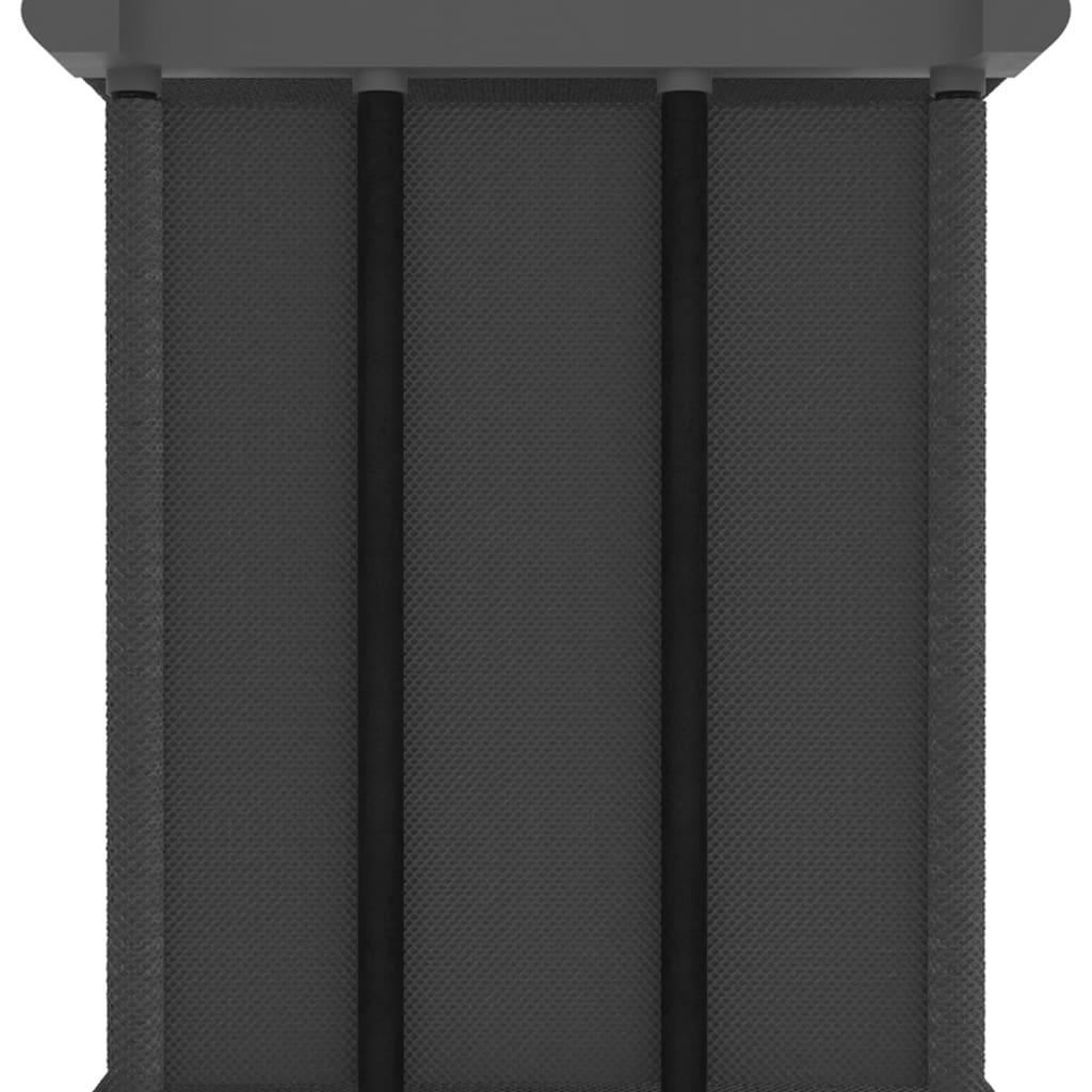 vidaXL Würfelregal mit 4 Boxen Grau 69x30x72,5 cm Stoff