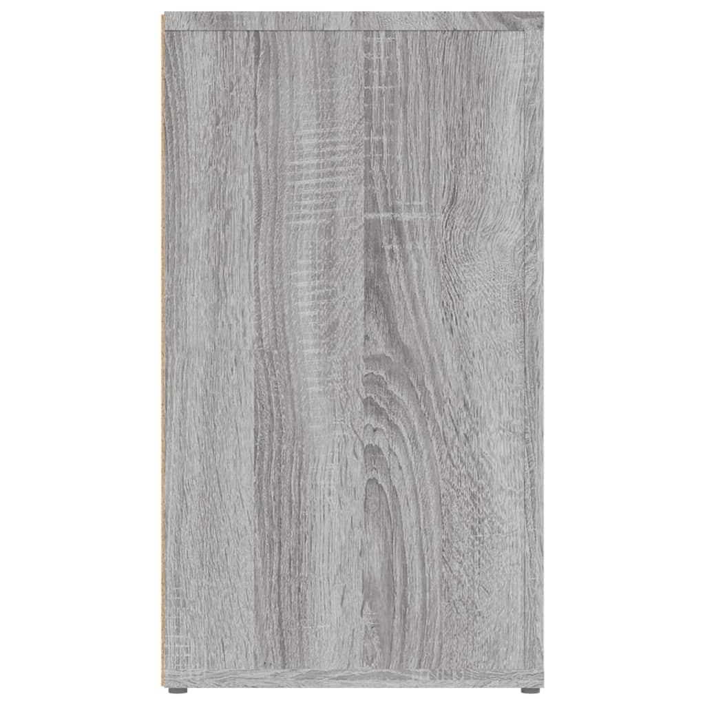 vidaXL Sideboard Grau Sonoma 80x30x54 cm Holzwerkstoff