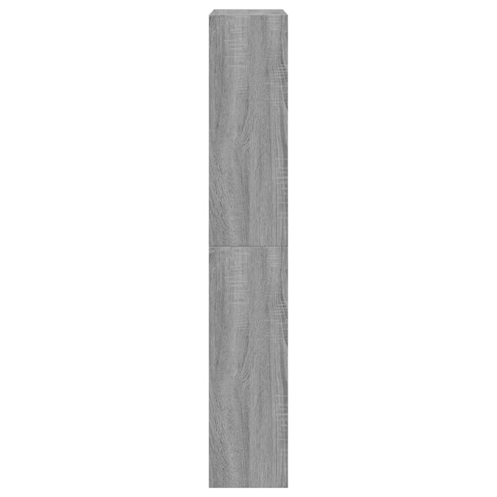 vidaXL Schuhschrank Grau Sonoma 60x21x125,5 cm Holzwerkstoff