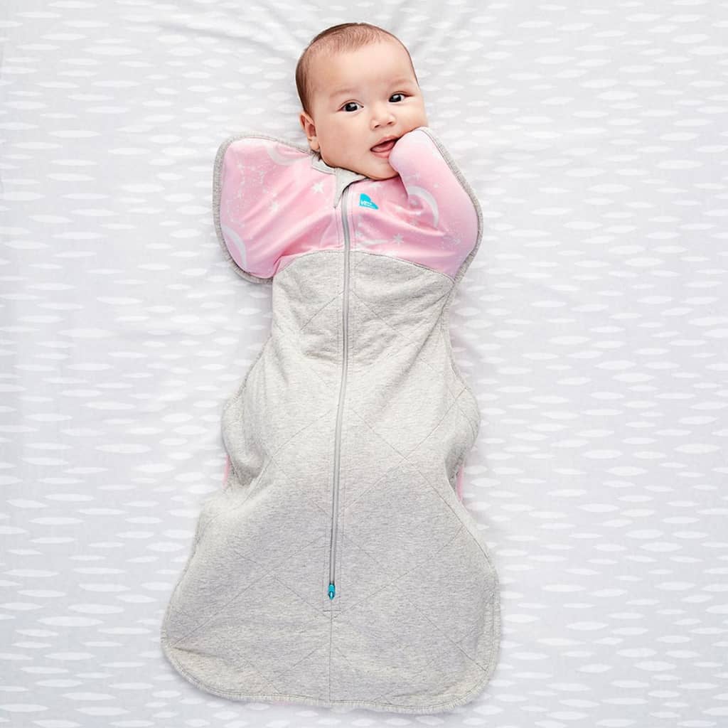 Love to Dream Baby Pucksack Swaddle Up Warm Stufe 1 M Rosa
