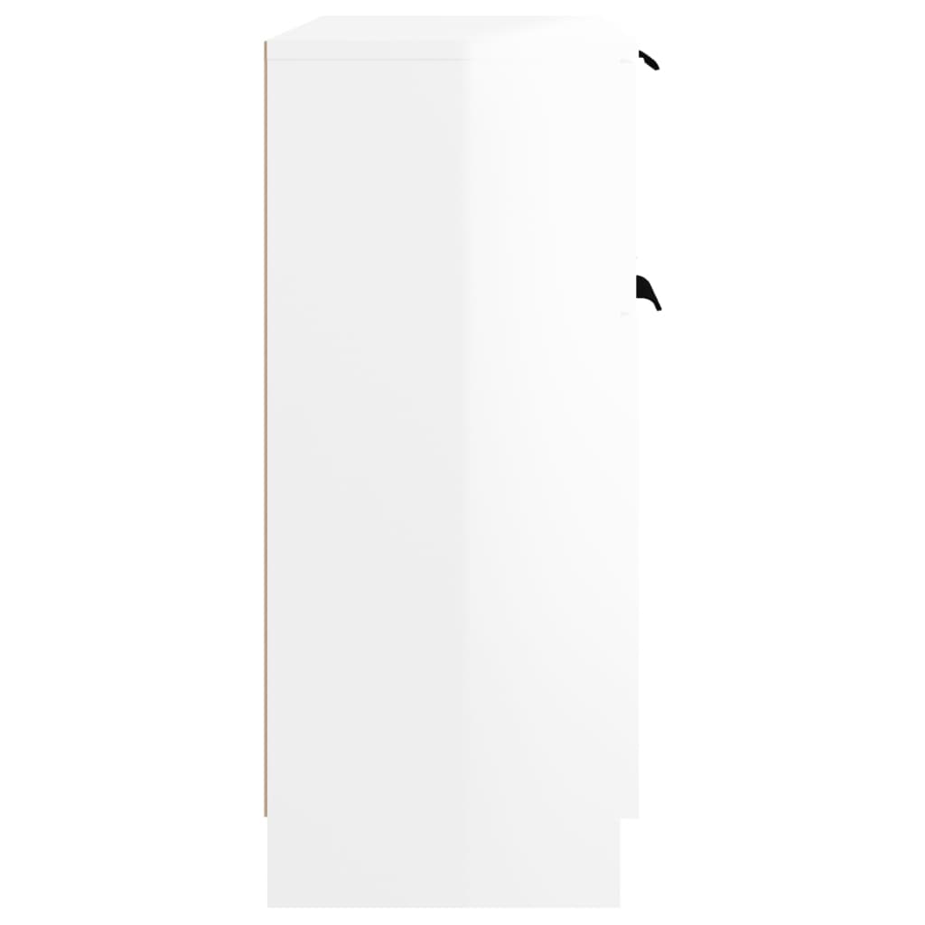 vidaXL Sideboard Hochglanz-Weiß 60x30x70 cm Holzwerkstoff