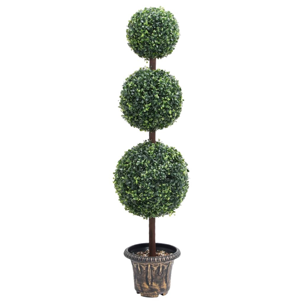 vidaXL Knstlicher Buchsbaum mit Topf Kugelform Grn 118 cm | vidaXL.de