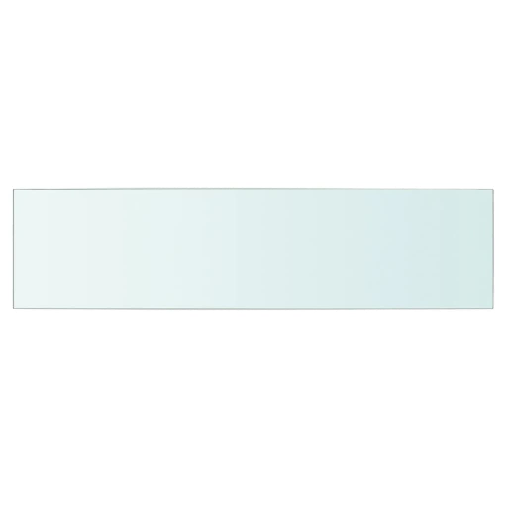 vidaXL Regalböden 2 Stk. Glas Transparent 60 x 15 cm