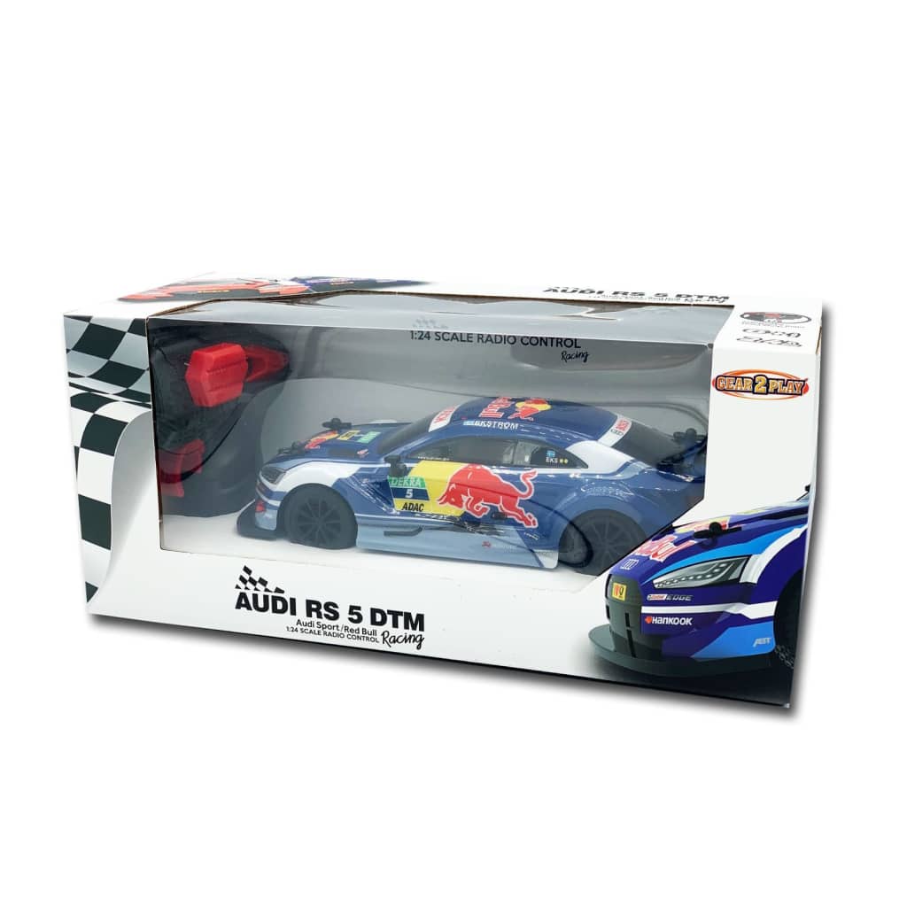 Gear2Play Funkgesteuertes Spielzeug-Rennauto Red Bull Blau 1:24