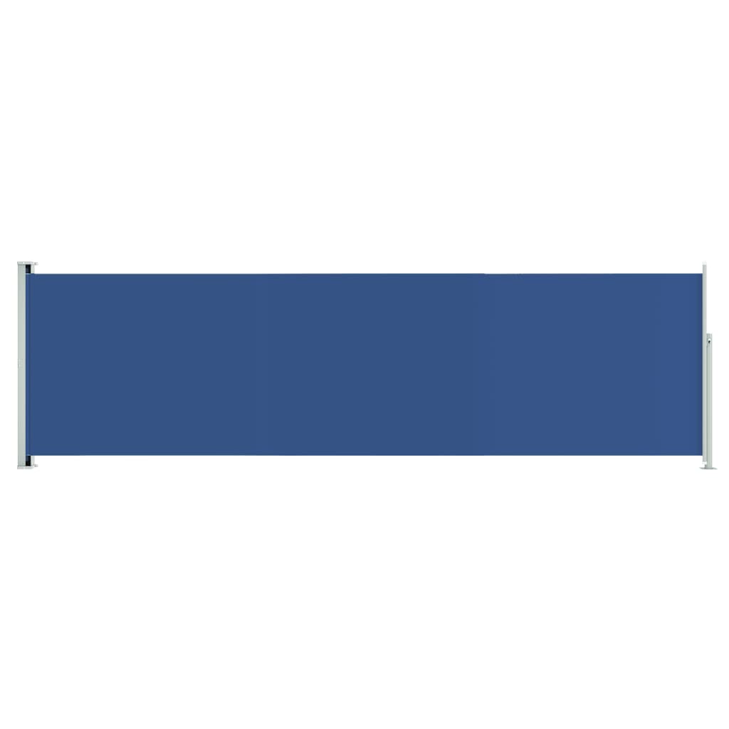 vidaXL Seitenmarkise Ausziehbar 180x600 cm Blau