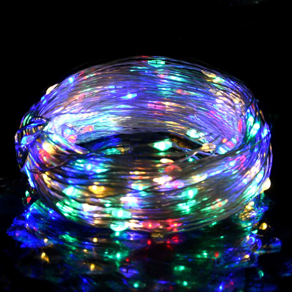 vidaXL LED-Lichterkette mit 150 LEDs Mehrfarbig 15 m