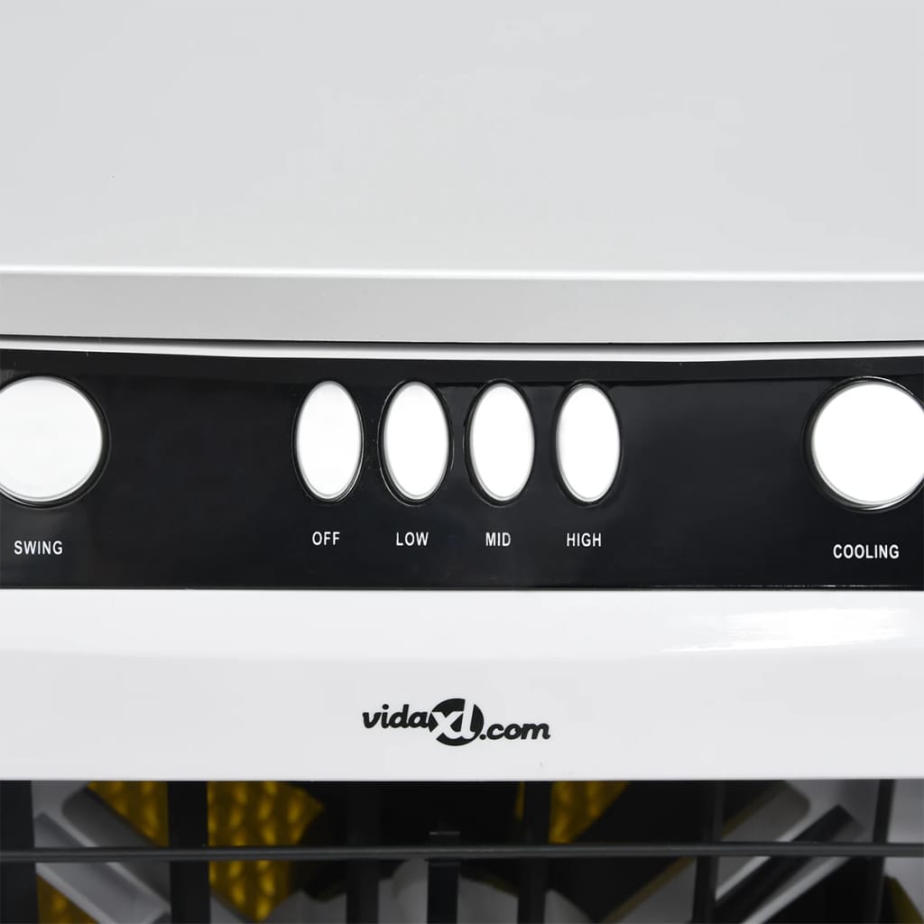 vidaXL 3-in-1 Mobiler Luftkühler Weiß und Schwarz 73x38x30,5 cm 80 W