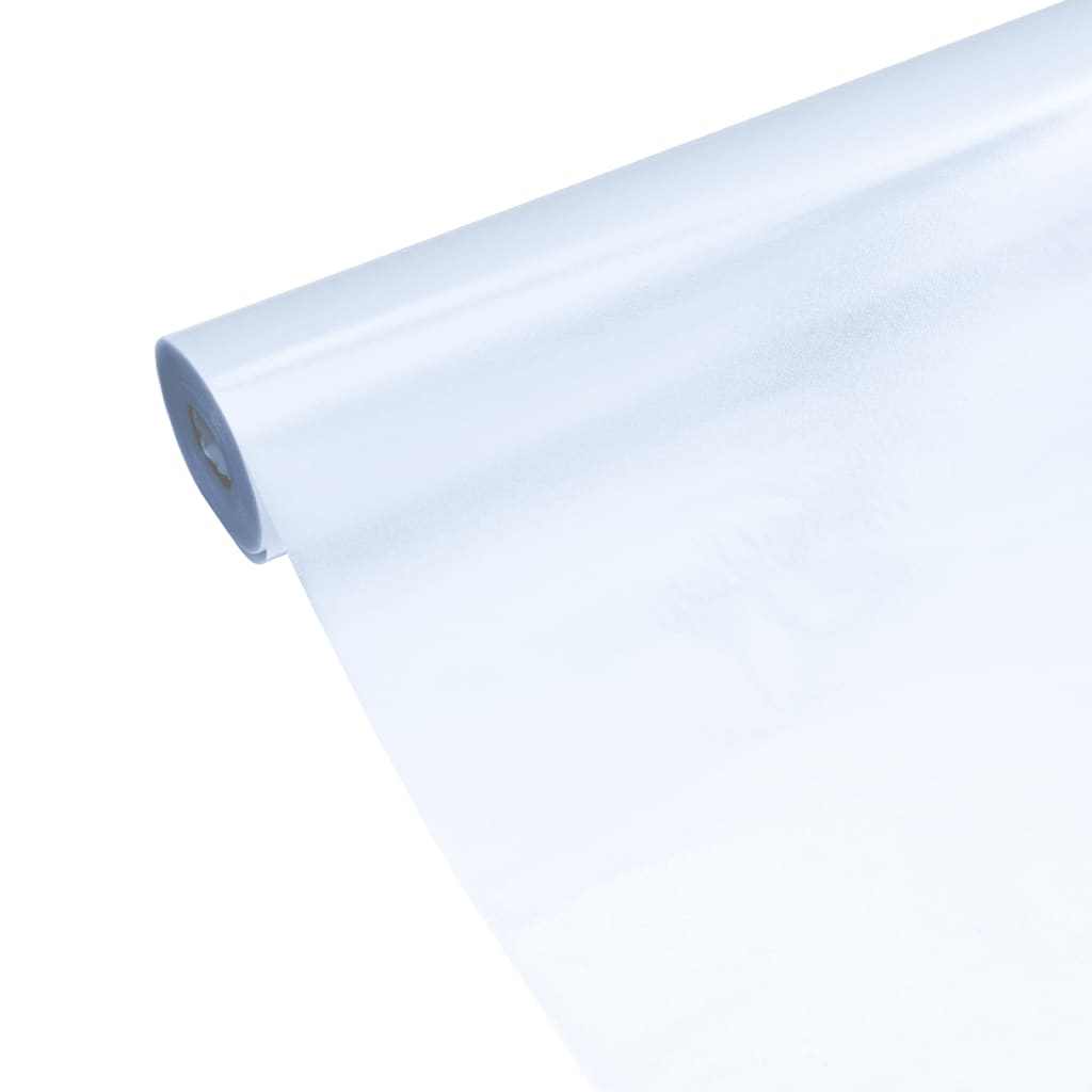 vidaXL Fensterfolien 3 Stk. Statisch Matt Transparent Grau PVC