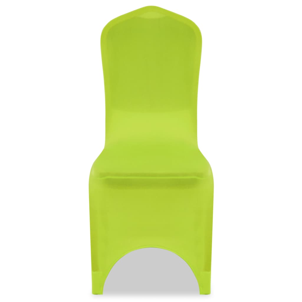 vidaXL Stretch Stuhlbezug 4 Stück Grün