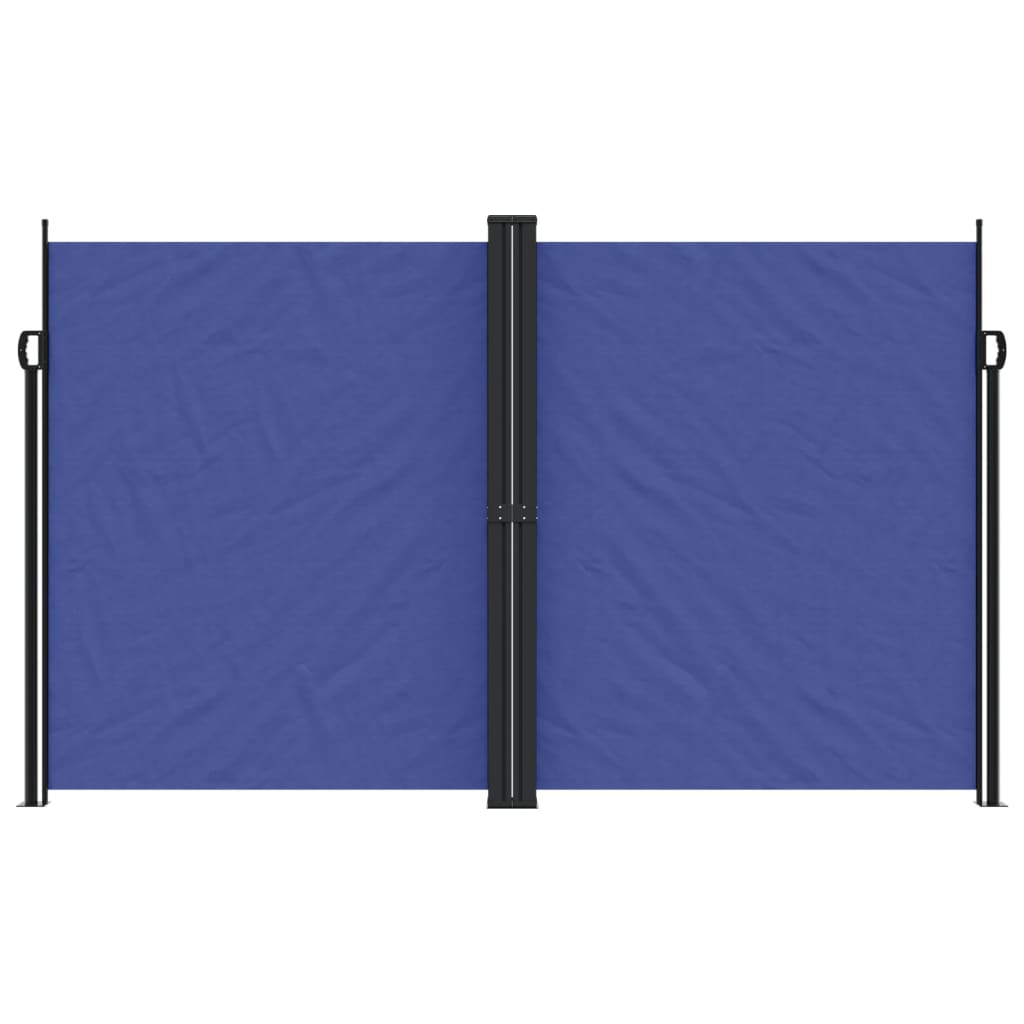 vidaXL Seitenmarkise Ausziehbar Blau 200x600 cm
