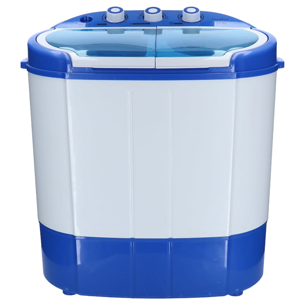 Mestic 2-in-1 Waschmaschine Tragbar MW-120 Blau und Weiß 250W