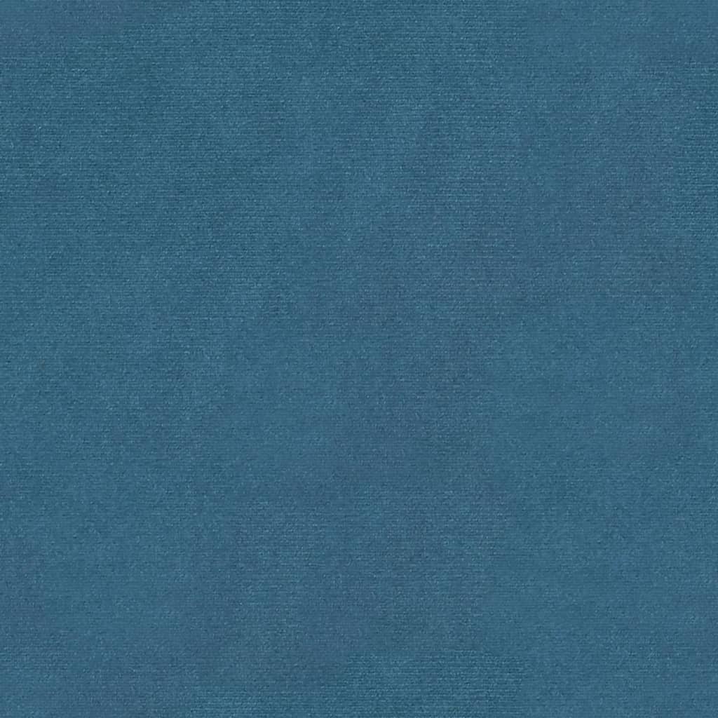 vidaXL Esszimmerstühle 2 Stk. Blau 62x59,5x100,5 cm Samt