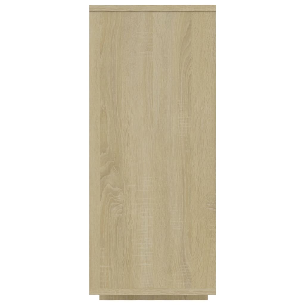 vidaXL Sideboard Sonoma-Eiche 120x30x75 cm Holzwerkstoff