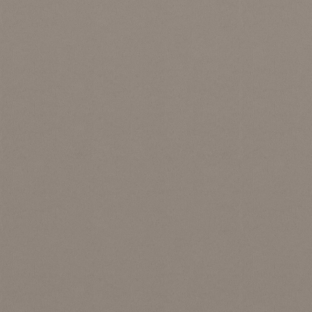 vidaXL Balkon-Sichtschutz Taupe 120x500 cm Oxford-Gewebe