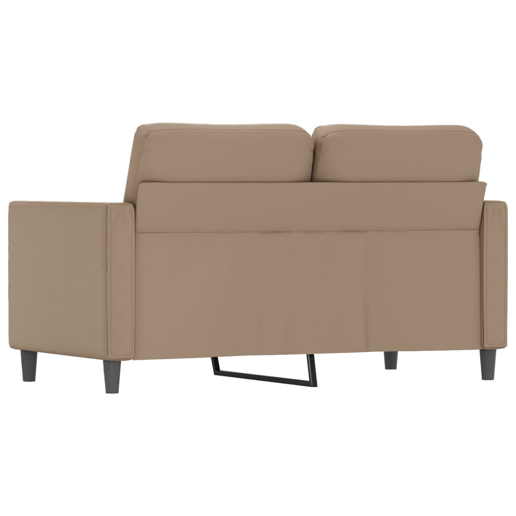 vidaXL 2-Sitzer-Sofa Cappuccino-Braun 120 cm Kunstleder