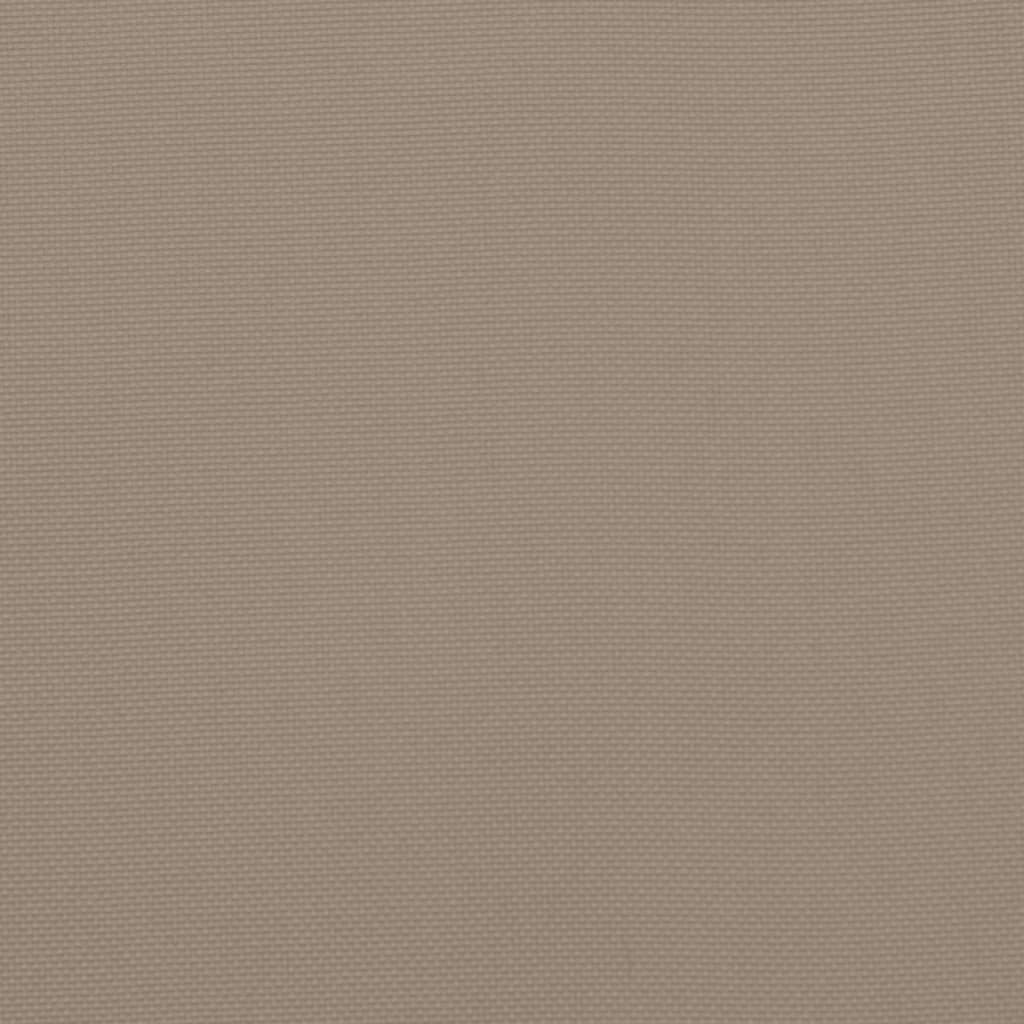 vidaXL Palettenkissen Taupe 60x60x8 cm Oxford-Gewebe