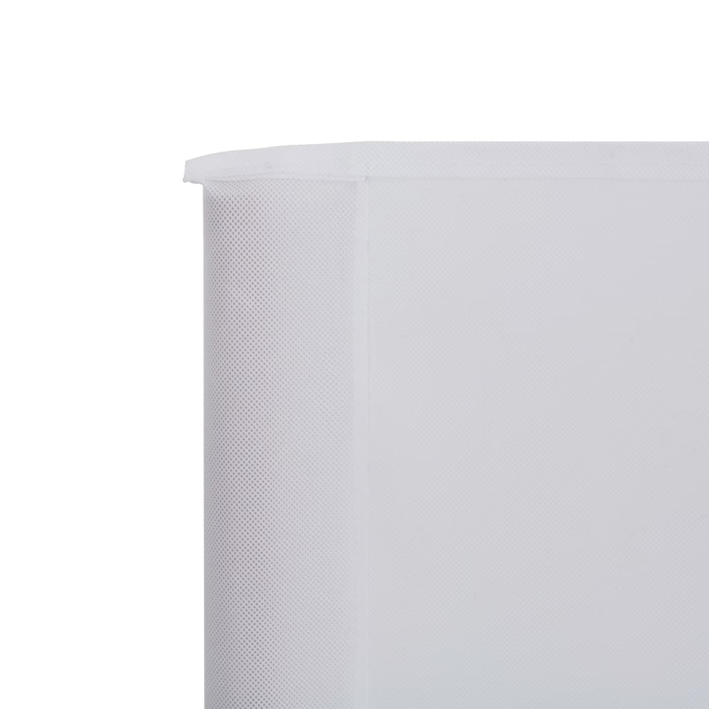 vidaXL 3-teiliges Windschutzgewebe 400 x 120 cm Weiß