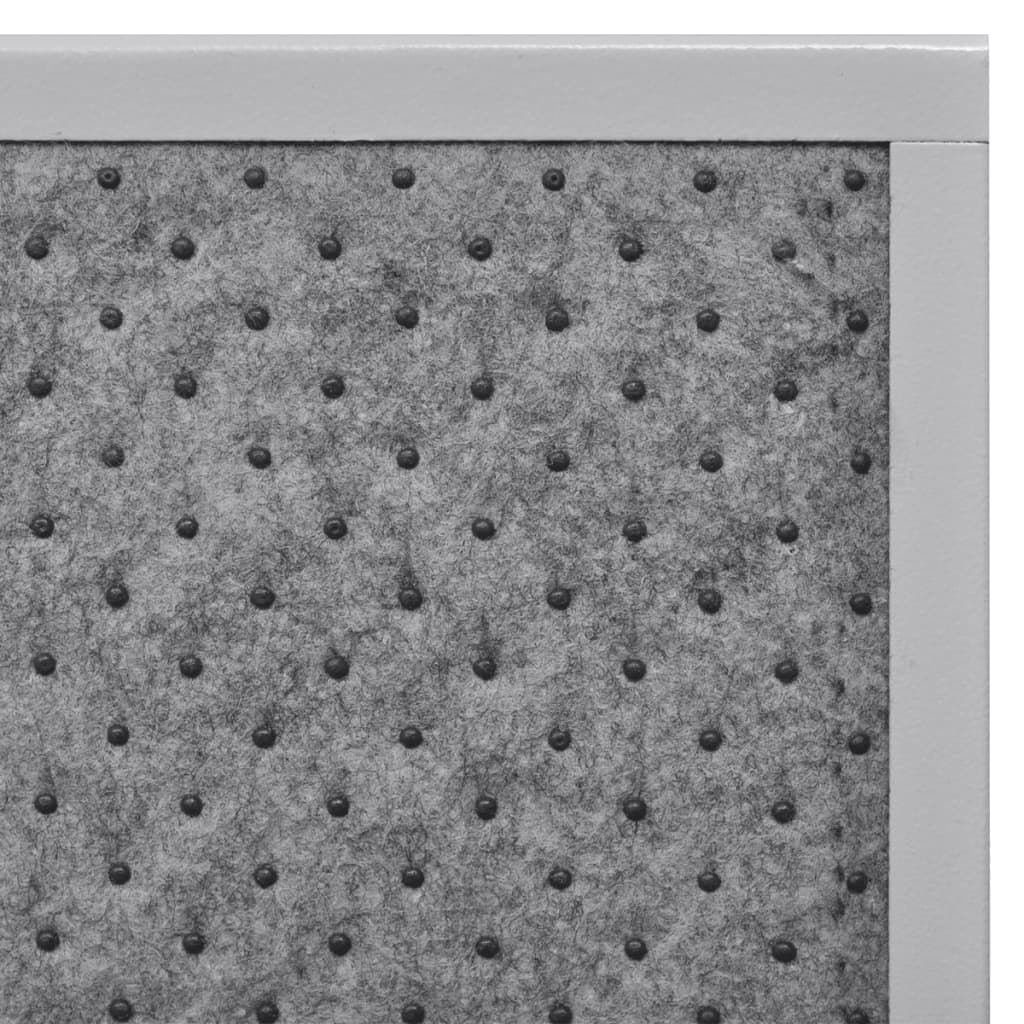 Infrarot-Flächenheizkörper Hellgrau 750 W 95 x 81 x 2,5 cm