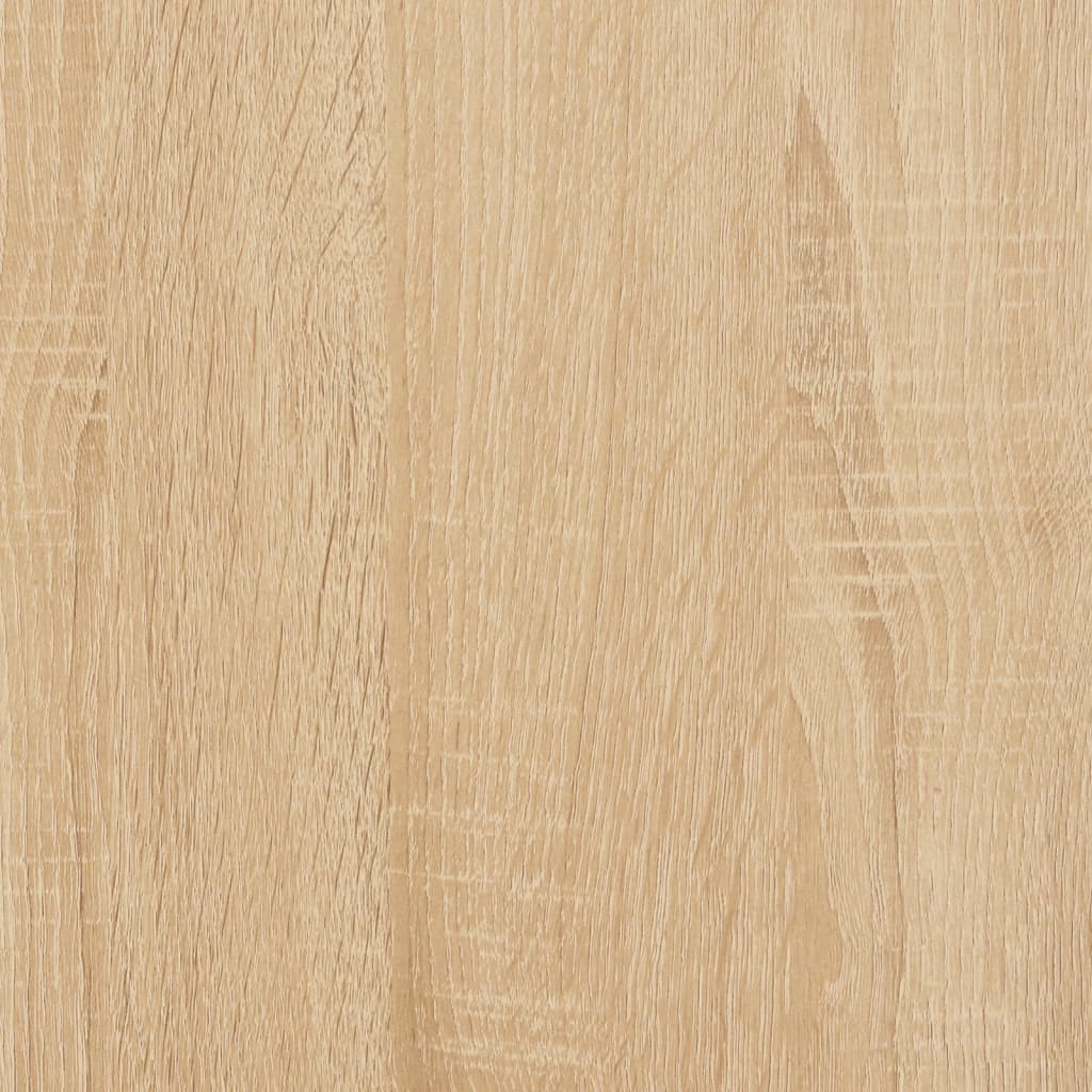 vidaXL Schreibtisch Weiß und Sonoma-Eiche 90x45x76 cm Holzwerkstoff