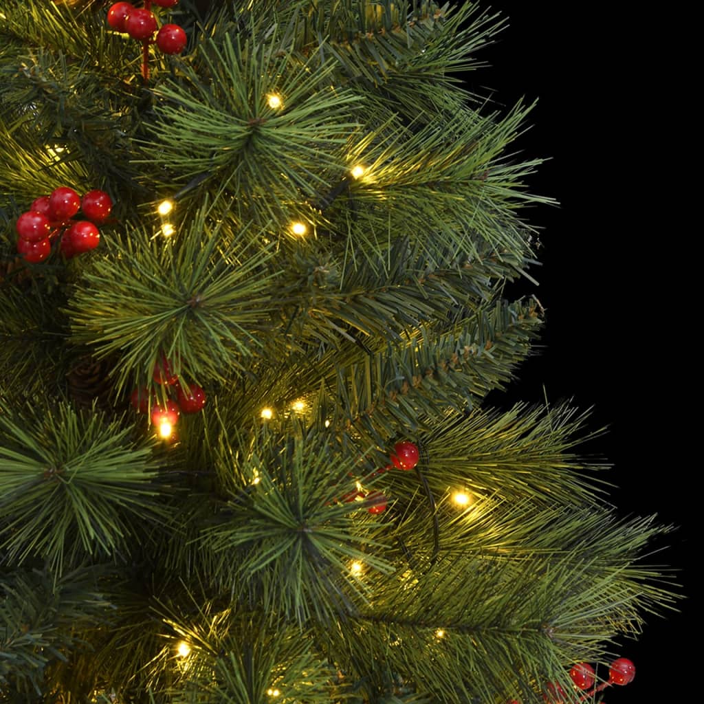 vidaXL Künstlicher Weihnachtsbaum Klappbar 150 LEDs 120 cm