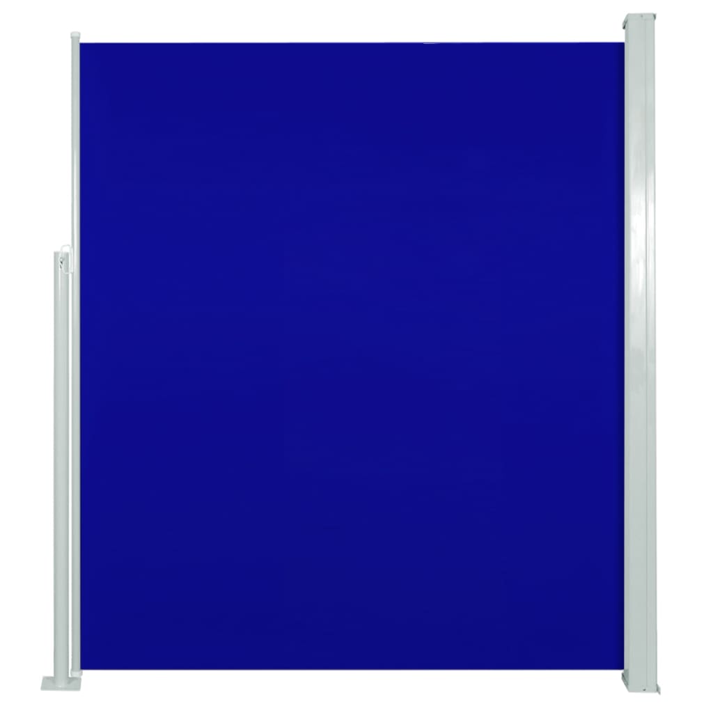 vidaXL Seitenmarkise Ausziehbar 160x300 cm Blau