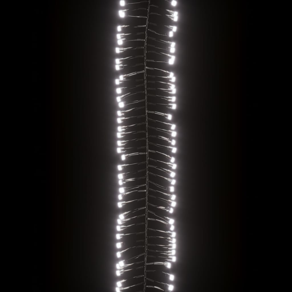 vidaXL LED-Lichterkette mit 2000 LEDs Kaltweiß 17 m PVC