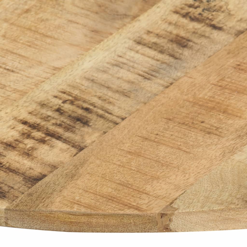 vidaXL Tischplatte Massivholz Mango Rund 15-16 mm 70 cm