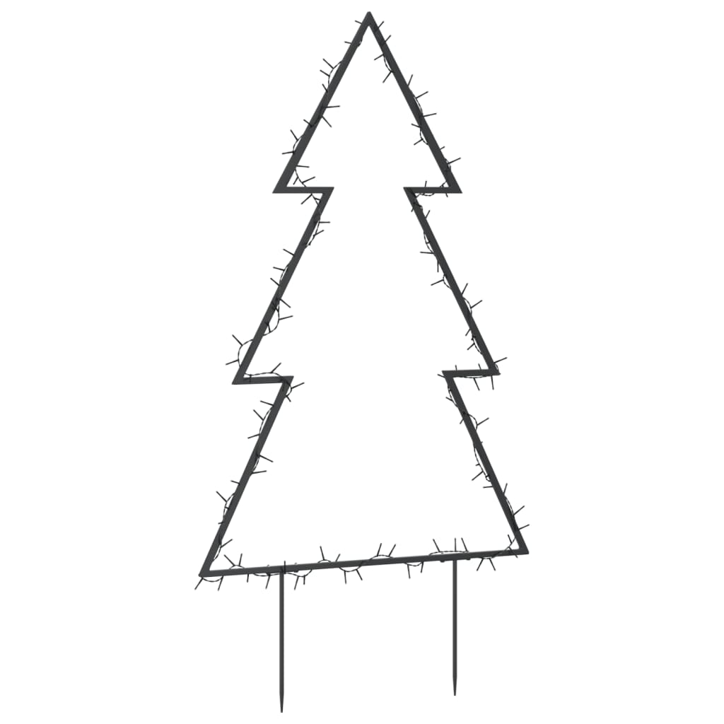 vidaXL Weihnachtsbaum mit Erdspießen und 115 LEDs 90 cm