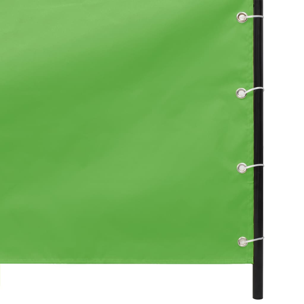 vidaXL Balkon-Sichtschutz Hellgrün 100x240 cm Oxford-Gewebe