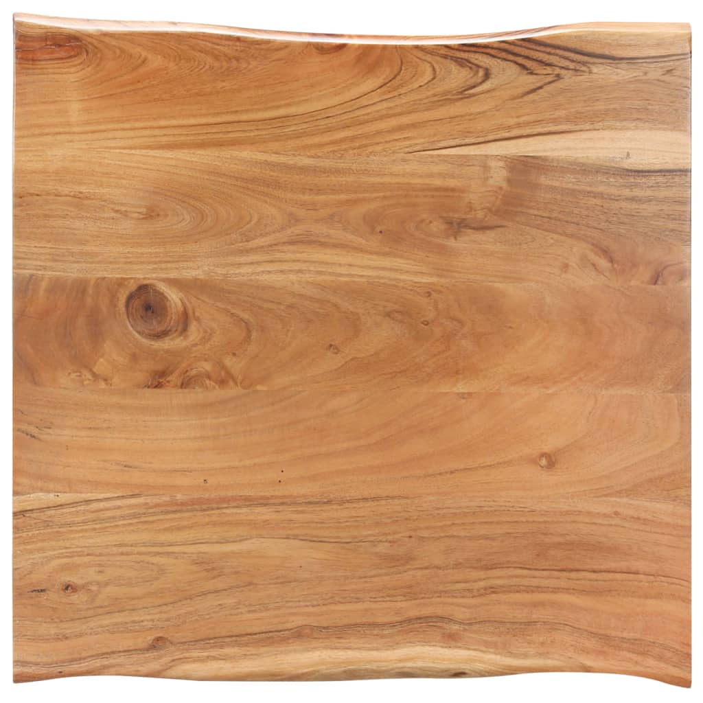 vidaXL Couchtisch mit Baumkanten 60x60x40 cm Massivholz Akazie