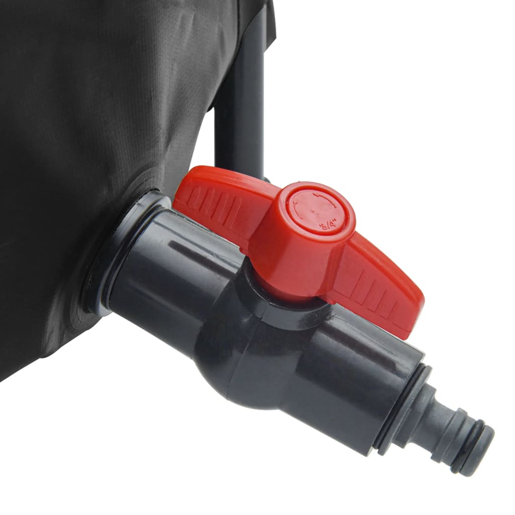 vidaXL Wassertank mit Wasserhahn Faltbar 100 L PVC