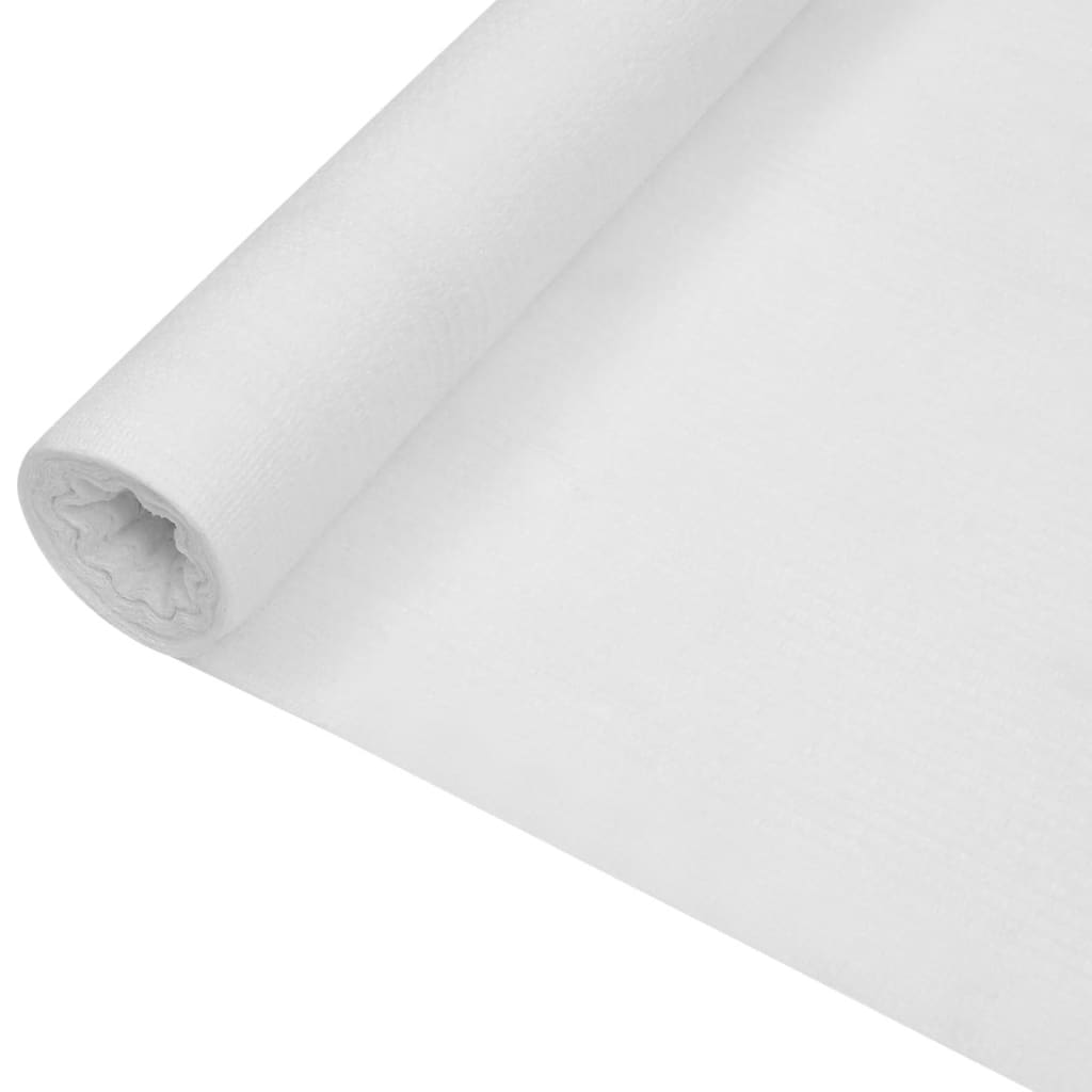 vidaXL Zaunblende Weiß 1,2x10 m HDPE 195 g/m²